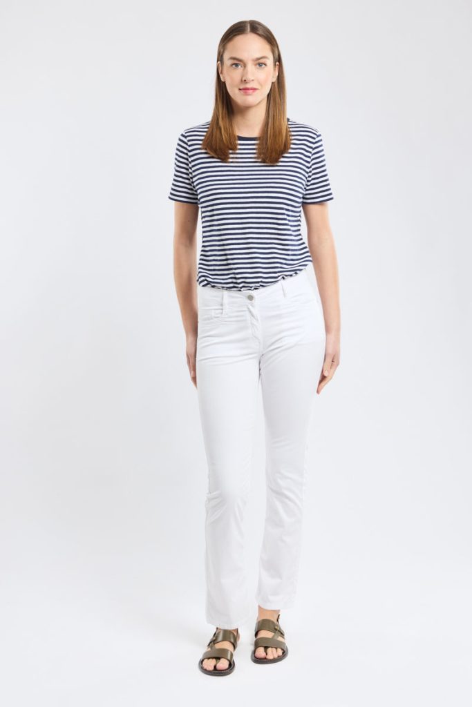 armor lux couleurs toile fine coton blanc