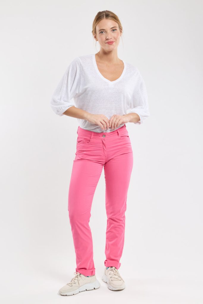 armor lux couleurs toile fine coton rose