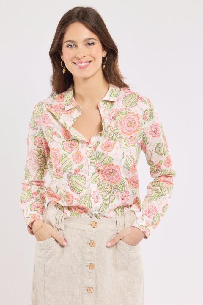 armor lux voile de coton blouse