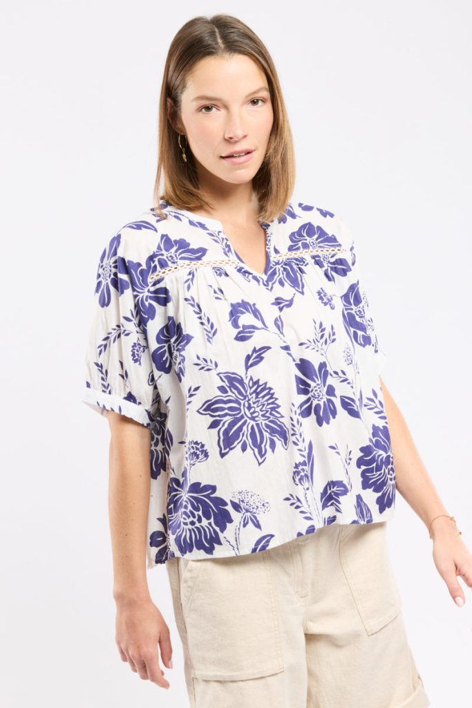 armor lux : voile de coton blouse