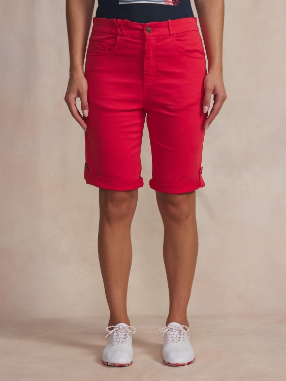 avona bermuda transformable en short framboise