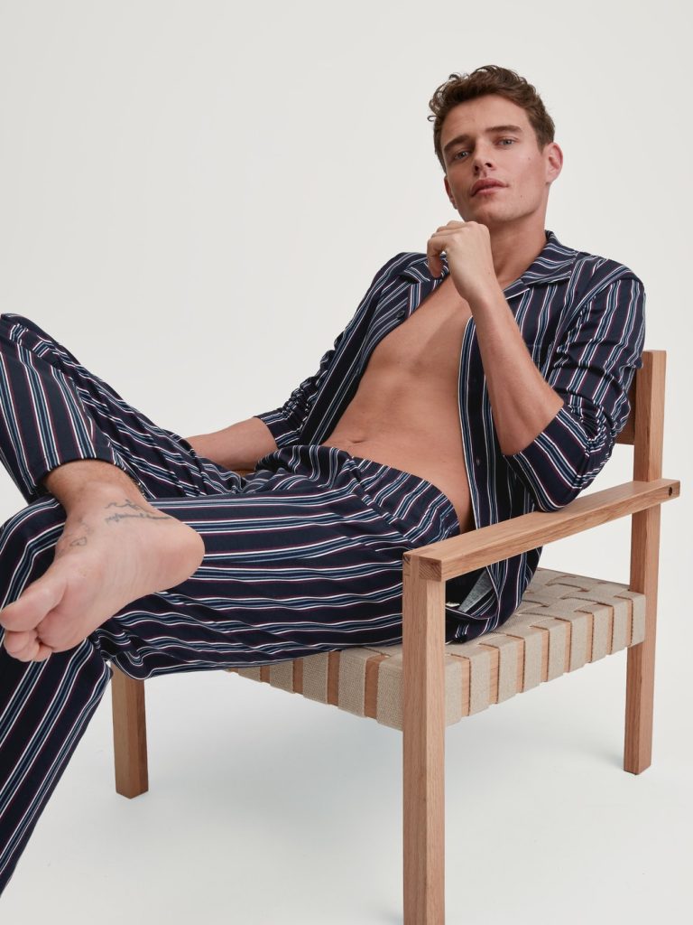 calida pyjama tout boutonné coton