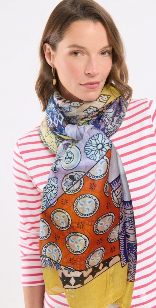 foulard 100 soie grande dimension