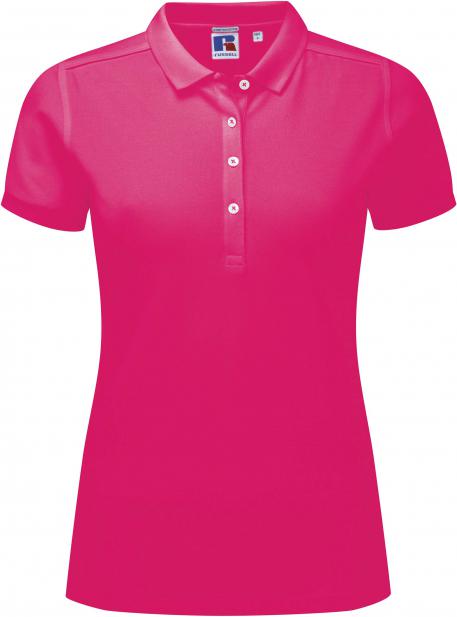 griffon polo manche courtes coton fushia