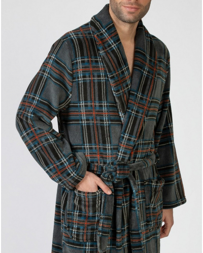 massana robe de chambre polaire croisée très confortable