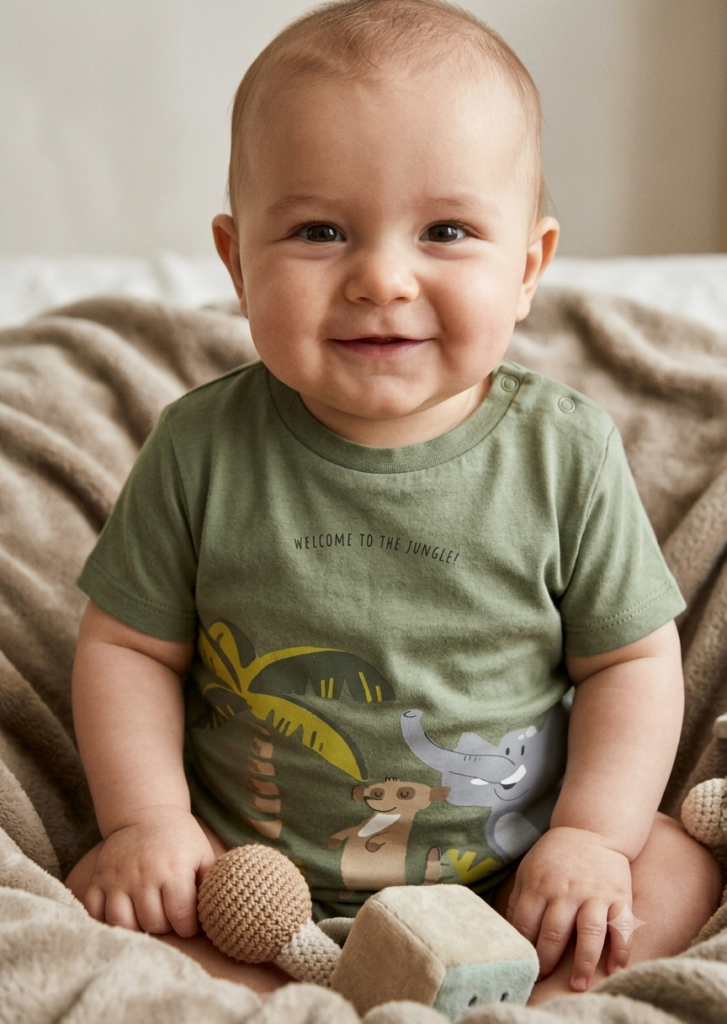 mayoral ensemble tshirt et short porte bebe