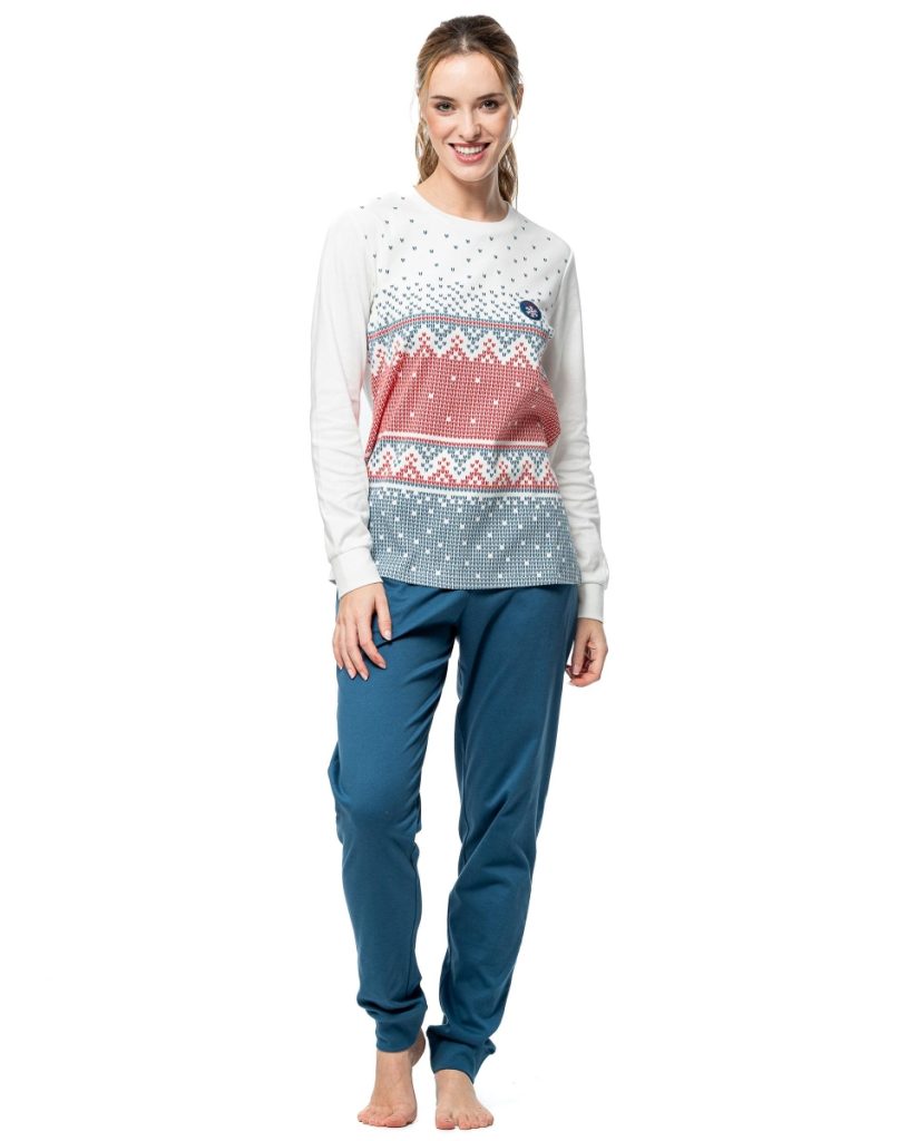 senoretta : pyjama 100% coton pour femme