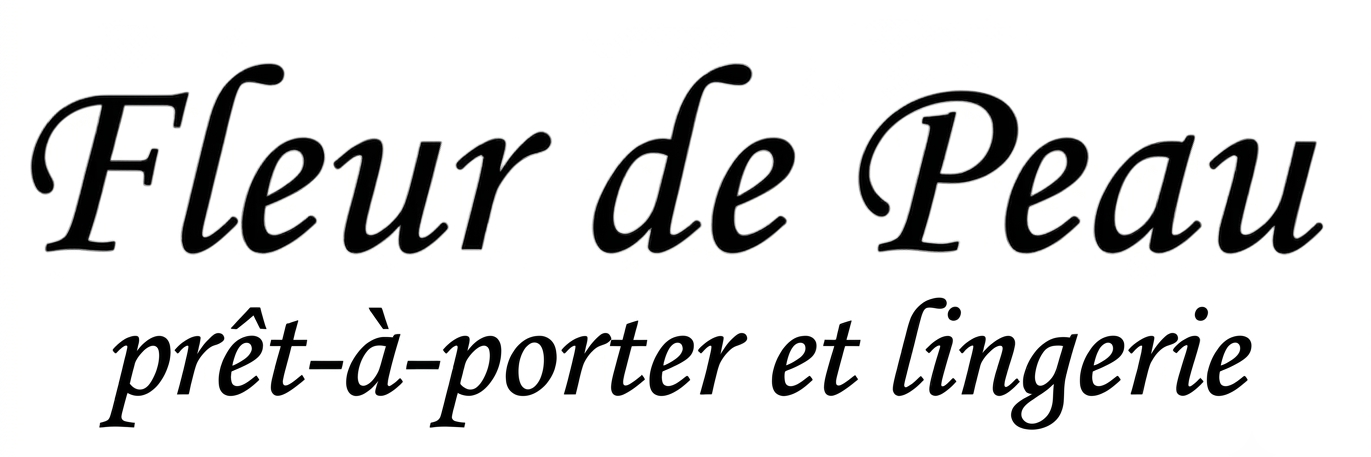 boutique fleur de peau logo slogan