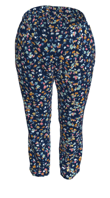 Griffon : pantalons imprimés fluides à fleurs